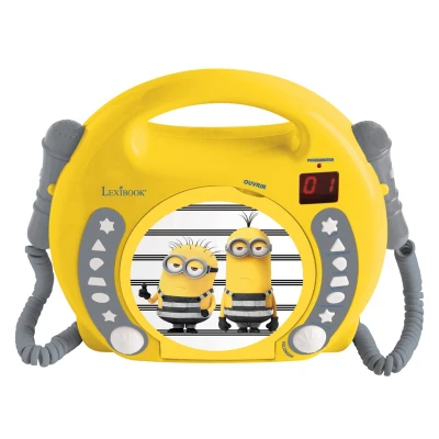 Abbildung von Lexibook Tragbarer CD Player mit 2 Mikrofonen Minions