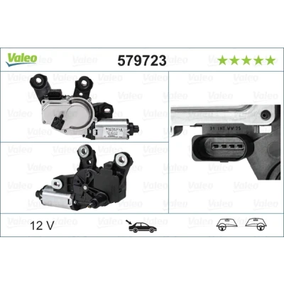 Abbildung von VALEO 579723 Scheibenwischermotor 12 hinten für Links /Rechtslenker ORIGINAL TEIL VOLKSWAGEN: Touareg II kfzteile, kfzteile24, bandel online, bandel,