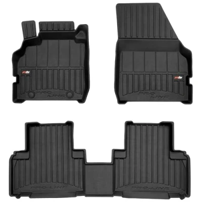 Abbildung von MOTOS Gummimatten Auto Fussmatte passend für Renault Scenic II 2003 2009 Verbessern Sie Ihren Reisekomfort mit Antirutschmatte 3D Allwetter fußmatten Auto, Schutz vor Verschmutzung