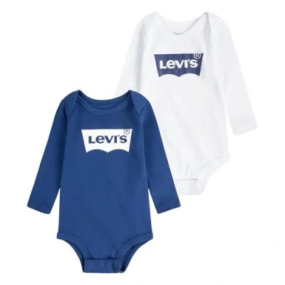 Abbildung von Levi&#039;s Batwing Unisex 2 PACK Body für Kinder, Größe: 50 68, Estate blue