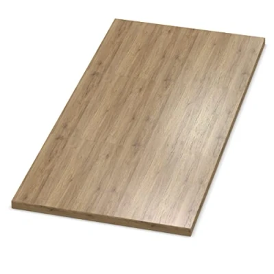 Abbildung von AUPROTEC Tischplatte 28mm Eiche Sanremo Classic 800 mm x 400 Holzplatte Dekor Spanplatte mit Umleimer ABS Kante Auswahl: 80x40 cm