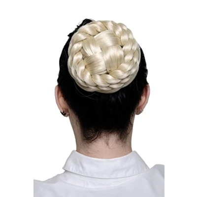 Abbildung von WIG ME UP Haarteil aufwendig geflochten Zopf Dutt Haarknoten Tracht Blondmix TC2041 24BT613
