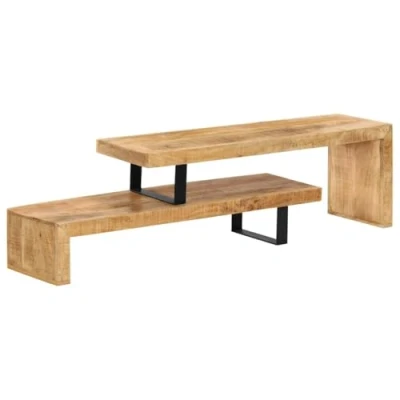 Abbildung von vidaXL Mangoholz Massiv TV Schrank Board Lowboard Fernsehtisch Fernsehschrank