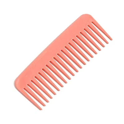 Abbildung von Breiter Zahnkamm, antistatisch, kein Griff, dick, gewellt, lockiges Haar, für Damen und Herren, glättende Massage