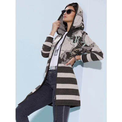 Abbildung von creation L Jacquardstrickjacke