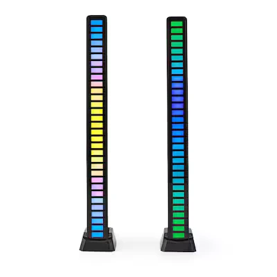 Abbildung von Nedis Spiellicht LED Batteriebetrieben Benutzt für: Desktop/Notebook Schwarz