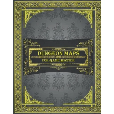 Abbildung von Dungeon Maps for Game Master: 75 Customizable &amp; Unique Maps, RPG Charts Master Screen (Tabletop Role Playing Books)!