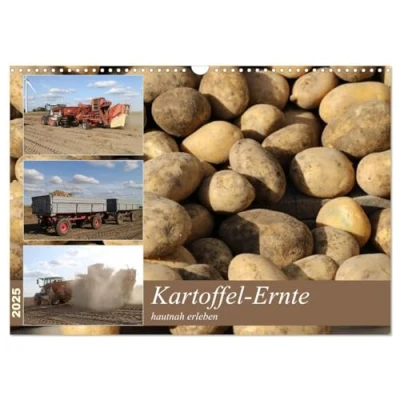Abbildung von Kartoffel Ernte hautnah erleben (Wandkalender 2025 DIN A3 quer), CALVENDO Monatskalender