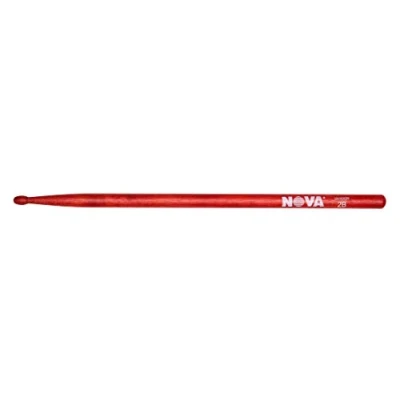 Abbildung von Vic Firth vf n2br Nova 2B Wood Tip Drum Sticks Rot