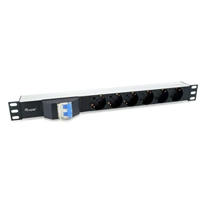 Abbildung von Equip Steckdosenleiste 19&quot;(1HE) 6fach Schuko 1,8m