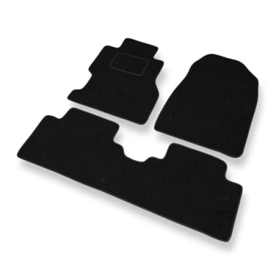 Abbildung von Mossa Fußmatten Auto kompatibel mit Honda Civic VII (3 türig, 4 türig) (2001 2005) schwarz Automatten Autoteppiche 1