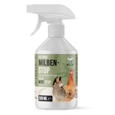 Abbildung von AniForte Milbenspray Hühner &amp; Geflügel 500ml gegen Milben Parasiten, Stop, Milbenmittel als Umgebungsspray Kontaktspray, zur Vorbeugung bei akutem Befall