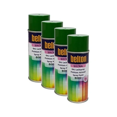 Abbildung von Kwasny 4X 324 097 Belton Spectral Lackspray RAL 6002 laubgrün Hochglanz 400ml