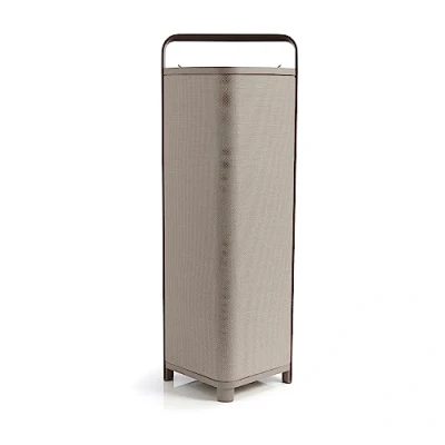 Abbildung von Escape P9 Outdoor Bluetooth Lautsprecher (IPX4 wetterfest, 100 Watt, 16h Akkulaufzeit, kabellos, tragbar) Beige HiFi für Ihren Garten