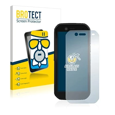 Abbildung von BROTECT Entspiegelungs Schutzglas für Caterpillar Cat S42 Schutz Folie Panzerfolie Glas Matt [Extrem Kratzfest 9H, Anti Reflex, Fingerprint]