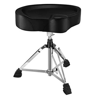 Abbildung von Donner Verstellbarer Schlagzeughocker gepolsterter Drummersitz Drumhocker Moto Seat