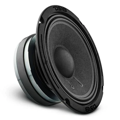 Abbildung von DS18 1 8PRO300MB 4 20 cm, 200 mm, 8 Zoll Durchmesser, mittlerer Basslautsprecher, 150 Watt RMS und 300 Max, Ohm Impedanz, 97 dB Spl, Autotüren, Stück