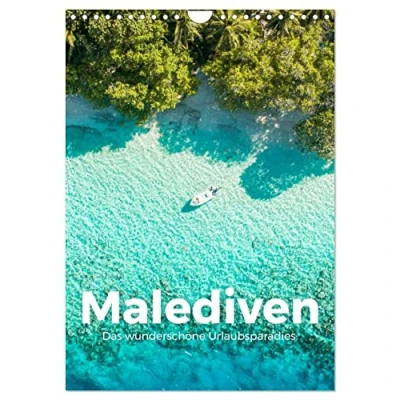 Abbildung von Malediven Das wunderschöne Urlaubsparadies. (Wandkalender 2025 DIN A4 hoch), CALVENDO Monatskalender