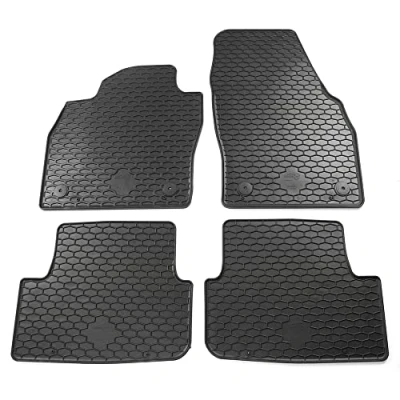 Abbildung von Volkswagen 2G1061550A041 Gummi Fußmatten 4X Gummimatten Allwetterfußmatten Qualität Plus, schwarz
