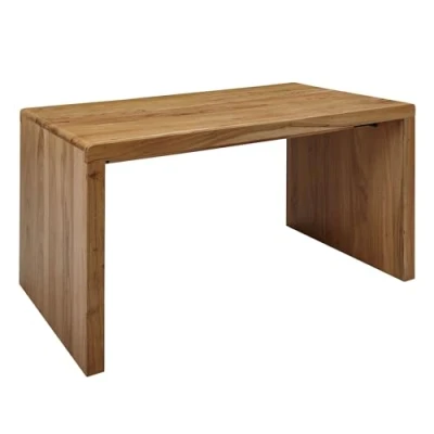 Abbildung von Design Natur Akazie Massivholz Schreibtisch 140 x 80 76 cm