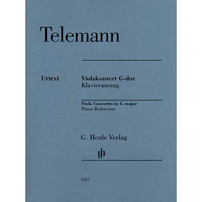 Abbildung von Violakonzert G dur Klavierauszug: Instrumentation: Viola and Piano, Concertos (G. Henle Urtext Ausgabe)