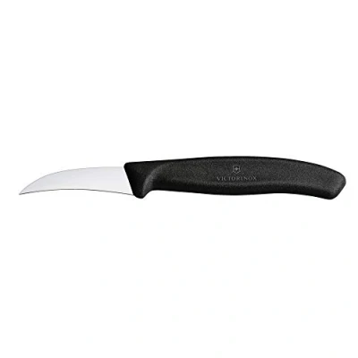 Abbildung von Victorinox Schälmesser Swiss Classic Schwarz Gebogen