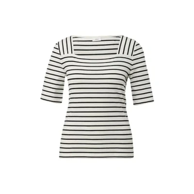 Abbildung von s.Oliver Black Label Tshirt print, Damen, Größe: 34, Ecru