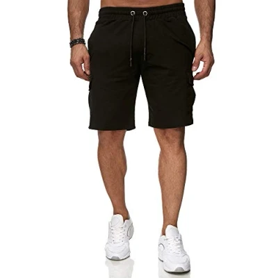Abbildung von Reslad Sweatshorts Kurze Hose Herren Cargo Bermuda Shorts Jogginghose Sport (1 tlg) mit Taschen