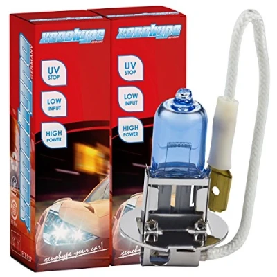 Abbildung von XENOHYPE 2x H3 Xenon Look Ultra Halogenlampe 12V 55 Watt PK22s