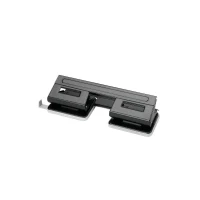Abbildung von Herlitz Doppel Locher 1,5mm schwarz mit Anschlagschiene