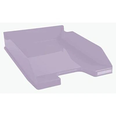 Abbildung von Exacompta Art. Nr. 113264D Set mit 6 Briefablagen COMBO MIDI Nutzmaße 34 x 25 6,5 cm für Dokumente im Format A4+ Farbe lila Aquarell