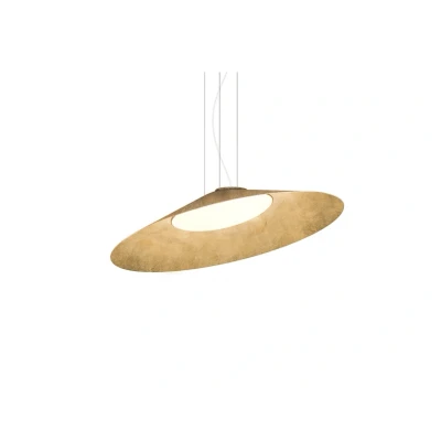 Abbildung von kdln LED Hängelampe Kate, gold foliert, 3.000 K, Ø 90 cm