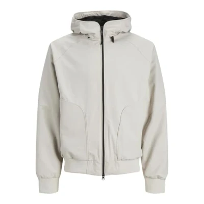 Abbildung von JACK &amp; JONES Male Blousonjacke Blousonjacke, Farbe:Beige, Größe:XL