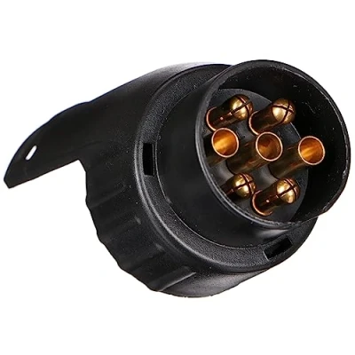 Abbildung von SIXTOL ANHÄNGERADAPTER 7 AUF 13 POL Steckdosenadapter für Anhängerkupplung Reduzierung Fahrradträger Anhänger Wohnwagen