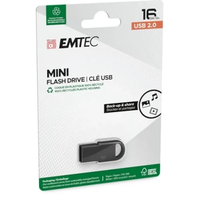 Abbildung von Emtec ECMMD16GD252P3 D250 USB Stick, Schwarz