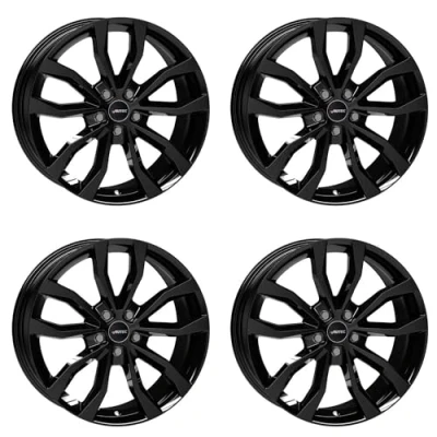 Abbildung von 4x AUTEC Felgen Alufelgen UTECA 7.5x17 ET47 5x112 Schwarz kompatibel mit Mercedes Benz V GLB A Vito R CLA B C M Marco Polo GLE GLA Viano