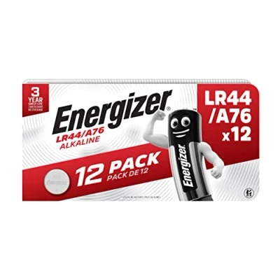Abbildung von Energizer Packung mit 12 LR44 Batterien