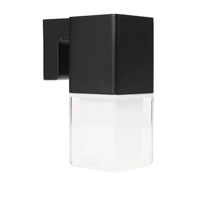 Abbildung von Smartwares Design Außenwandleuchte Black Outdoor 12 W 800 lm Warmweißes Licht Beleuchtung nach unten Aluminium IP44