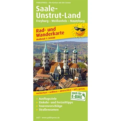 Abbildung von Saale Unstrut Land, Freyburg Weißenfels Naumburg: Rad und Wanderkarte mit Ausflugszielen, Einkehr &amp; Freizeittipps sowie Nebenkarte Ziegelrodaer ... 1:50000 (Rad Wanderkarte: RuWK)