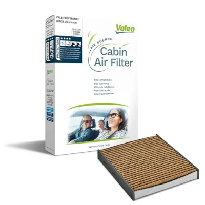 Abbildung von VALEO 701027 Innenraumfilter Aktivkohlefilter mit Polyphenol, fungizider Wirkung, antiallergischer Wirkung 240 209 35 CLIMFILTER SUPREME