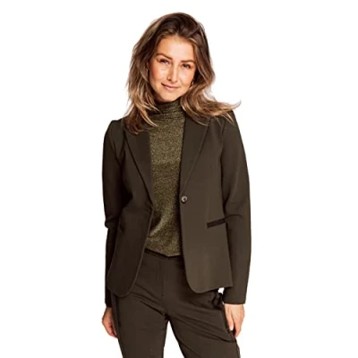 Abbildung von Zhrill Jackenblazer Blazer SALMA Dark Olive angenehmer Tragekomfort