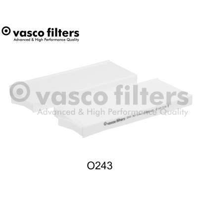 Abbildung von DAVID VASCO O243 Innenraumfilter Partikelfilter 239 108 20 MERCEDES BENZ: Citan Mixto, Kastenwagen, Tourer / Kombi