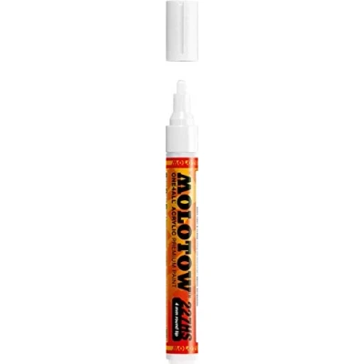 Abbildung von Molotow Permanentmarker One4All 227 HS nachfüllbar 4mm signalweiß