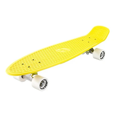 Abbildung von Ridge Skateboards Pastel 27&quot; Cruiser Nickel Board, 69cm, EU hergestelltes Skateboard, Komplett