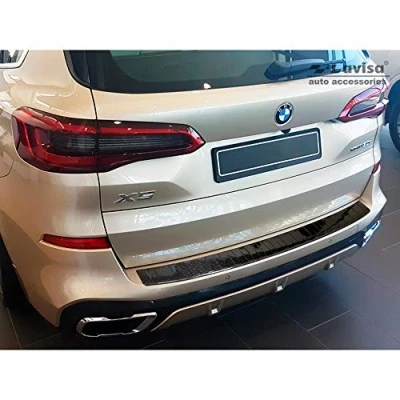 Abbildung von Avisa Echtes 3D Karbon Heckstoßstangenschutz kompatibel mit BMW X5 (G05) M Paket 2018 exkl. Competition &#039;Ribs&#039;