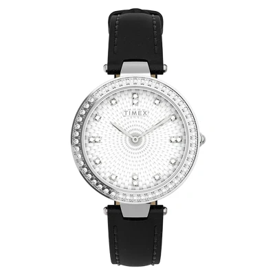Abbildung von Timex Adorn WITH Crystals Uhr Black, Größe: One Size, Black