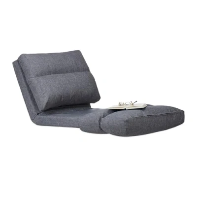 Abbildung von relaxdays Relaxliege Sessel faltbar, Grau