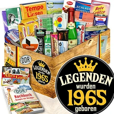 Abbildung von Legenden 1965 / Geschenk Mann Geburtstag/Ostalgie Box Spezialitäten