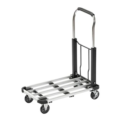 Abbildung von meister Transportwagen Klappwagen Alu / 8985590, bis 150 kg Tragkraft, Feststellbremse, höhenverstellbarer Griff