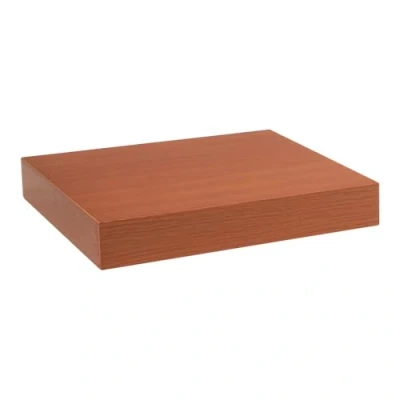 Abbildung von Velano Regalbrett, Wandregal, Regalboden, Schweberegal, Hängeregal, Regalsysteme 1 Stück, 23.5x23.5 cm, Apfelbaum Regale für Küche, Badezimmer, Wohnzimmer, Schlafzimmer FS
